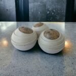 Beige Eye Paper Mache Vase - Image 4