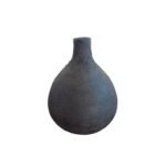 Maya V Textured Terracotta Vase - Image 3