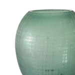 Teal Lined Glass Vase - Image 4