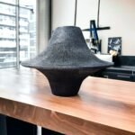 Maya II Textured Terracotta Vase - Image 2