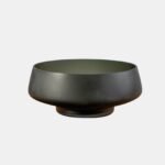 Frosted Black Centerpiece Bowl