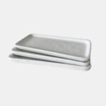 Matte White Rectangular Tray