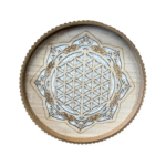 Oasis Round Wooden Tray - Image 2